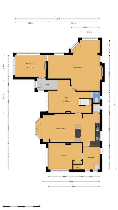 Burgemeester Schooklaan 11, Hilversum plattegrond-57