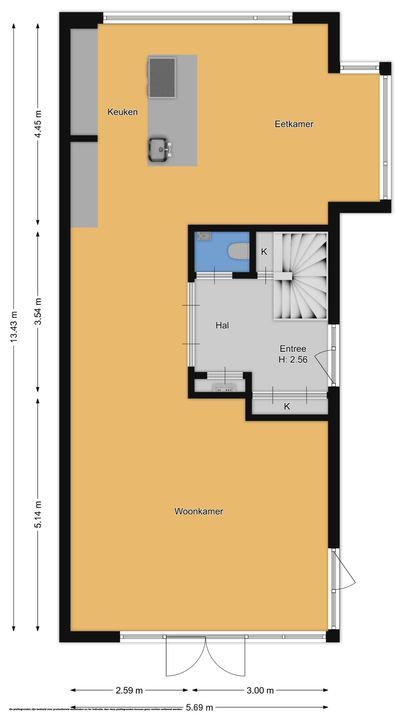 Rondeellaan 22, Hilversum plattegrond-46