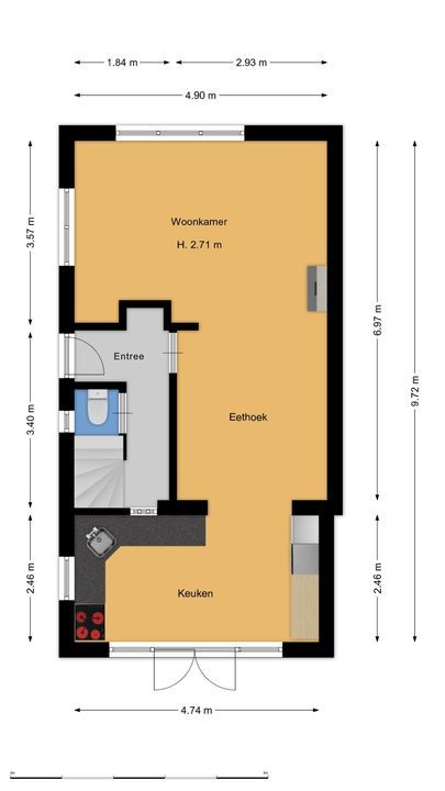 Floralaan 6, Hilversum plattegrond-45