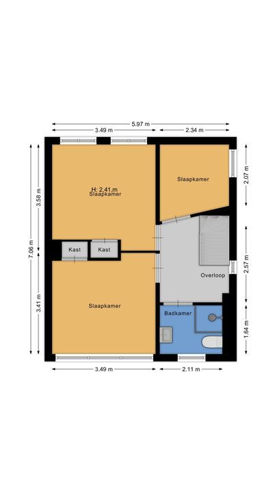 Loosdrechtseweg 67, Hilversum plattegrond-50