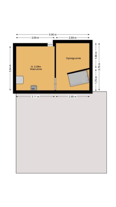 Loosdrechtseweg 67, Hilversum plattegrond-50