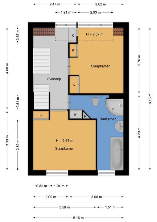 Pauwenstraat 7, Hilversum plattegrond-37