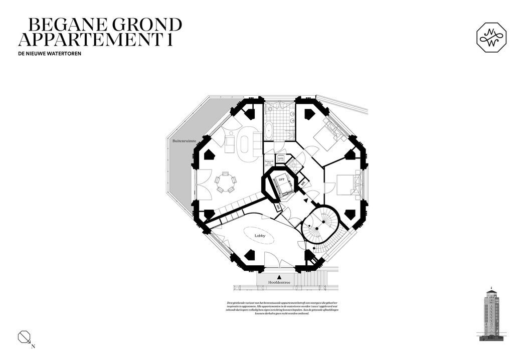 Watertorenplein T06, Zandvoort plattegrond-18