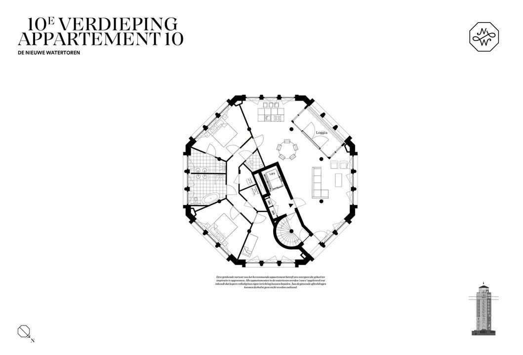 Watertorenplein T06, Zandvoort plattegrond-18