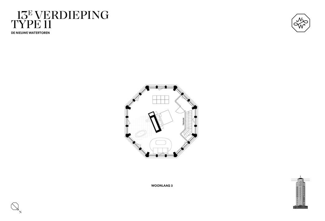 Watertorenplein T09, Zandvoort plattegrond-18