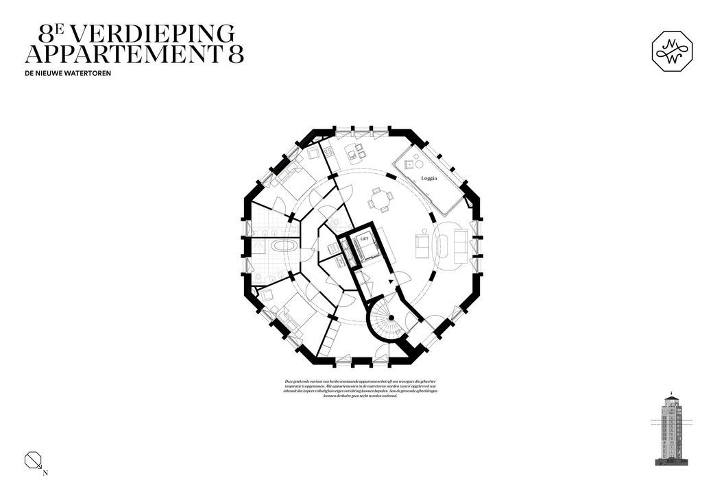 Watertorenplein T08, Zandvoort plattegrond-18