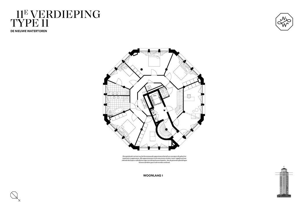 Watertorenplein T08, Zandvoort plattegrond-18