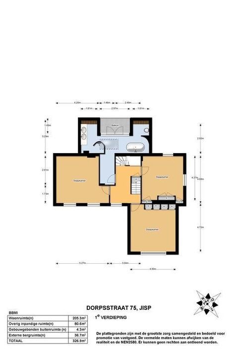 Dorpsstraat 75, Jisp plattegrond-47