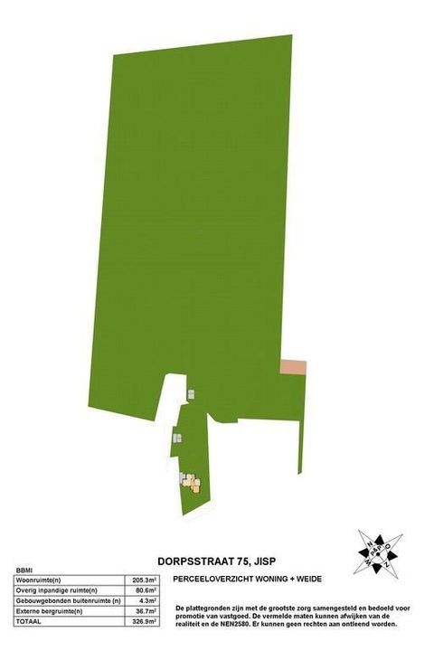 Dorpsstraat 75, Jisp plattegrond-47
