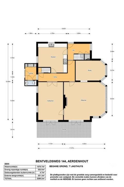Bentveldsweg 142 140 144, Aerdenhout plattegrond-106