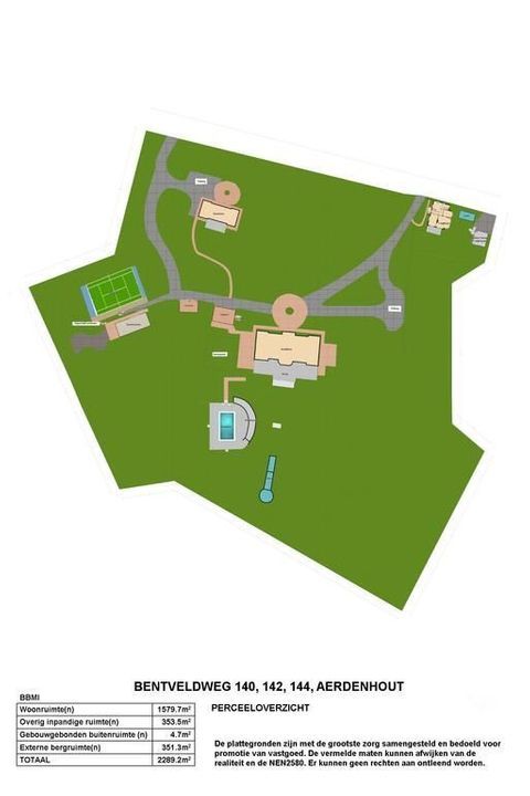 Bentveldsweg 142 140 144, Aerdenhout plattegrond-106