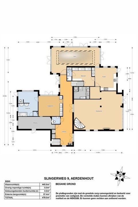 Slingerweg 9, Aerdenhout plattegrond-18