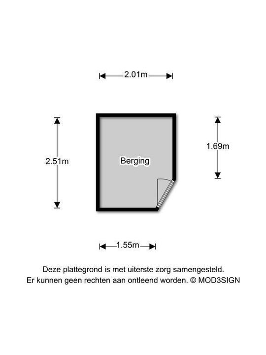 Passage 3 - 3, Zandvoort plattegrond-12