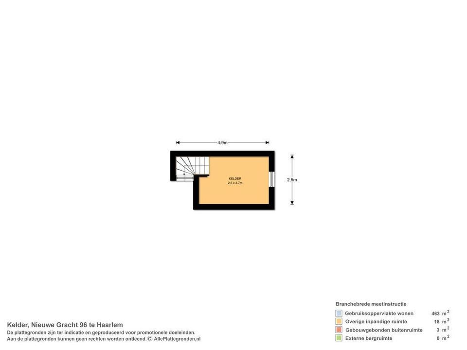 Nieuwe Gracht 96, Haarlem plattegrond-21