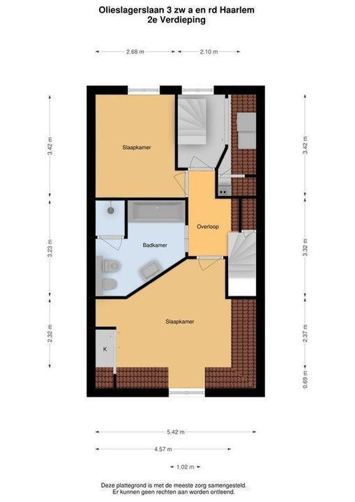 Olieslagerslaan 3 zw/3Ard, Haarlem plattegrond-23