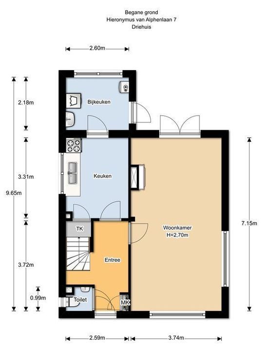 Hieronymus van Alphenlaan 7, Driehuis NH plattegrond-29