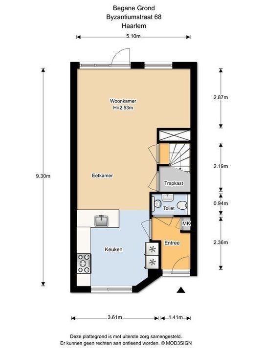 Byzantiumstraat 68, Haarlem plattegrond-33