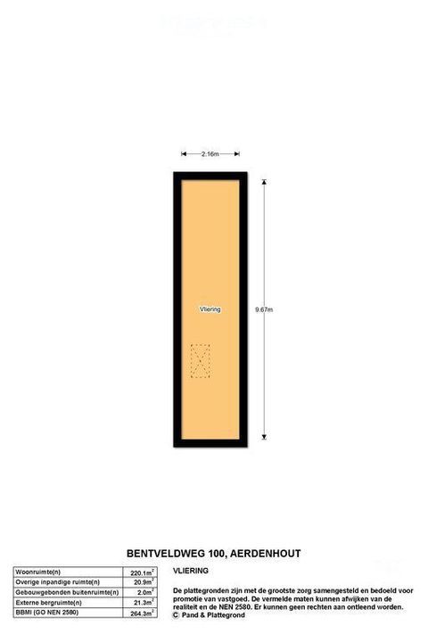 Bentveldsweg 100, Aerdenhout plattegrond-17