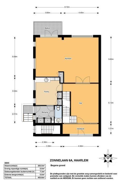 Zonnelaan 6 a, Haarlem plattegrond-23