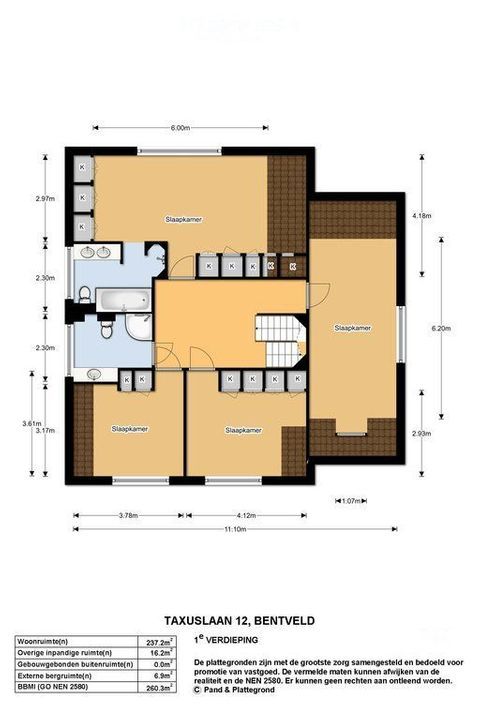 Taxuslaan 12, Bentveld plattegrond-24