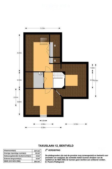 Taxuslaan 12, Bentveld plattegrond-24