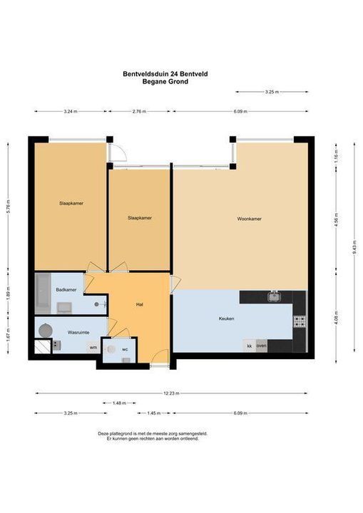 Bentveldsduin 24, Bentveld plattegrond-38