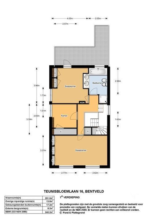 Teunisbloemlaan 16, Bentveld plattegrond-21