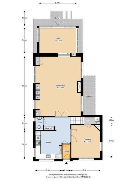 Ter Hoffsteedeweg 24, Overveen plattegrond-28