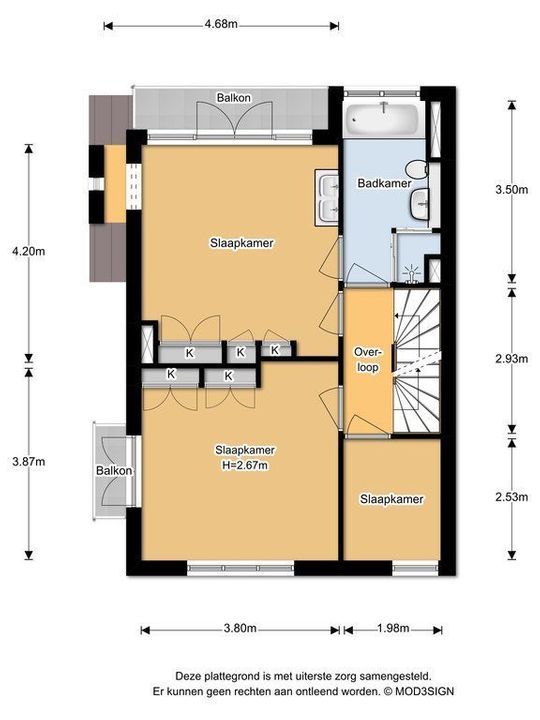 Willem de Zwijgerlaan 106, Overveen plattegrond-35