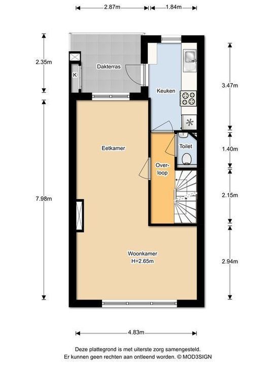 Zuider Buiten Spaarne 108 rood, Haarlem plattegrond-28