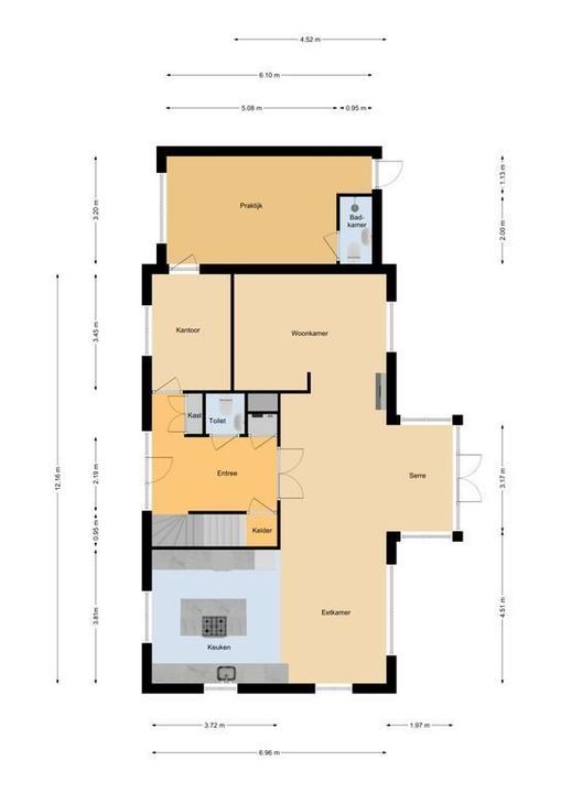 De Hagen 40, Noordwijk plattegrond-0