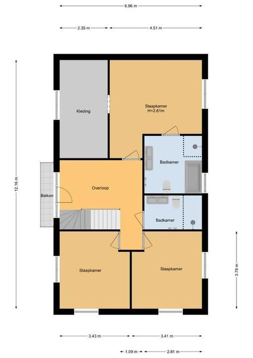 De Hagen 40, Noordwijk plattegrond-0
