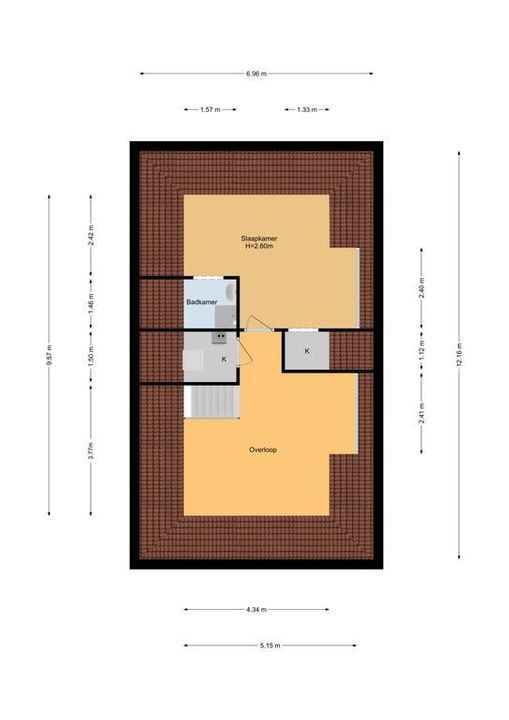 De Hagen 40, Noordwijk plattegrond-0