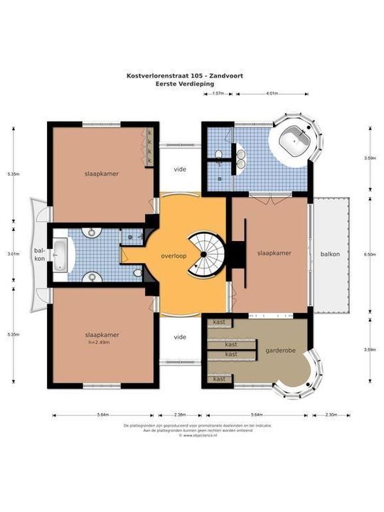 Kostverlorenstraat 105, Zandvoort plattegrond-50