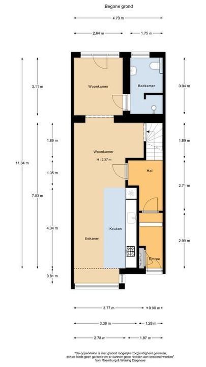 Constantijn Huygensstraat 12, Zandvoort plattegrond-36