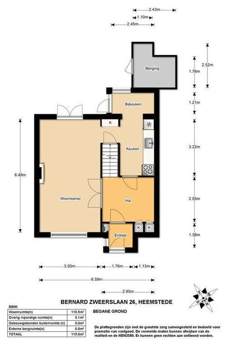 Bernard Zweerslaan 26, Heemstede plattegrond-16