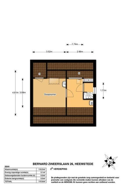 Bernard Zweerslaan 26, Heemstede plattegrond-16