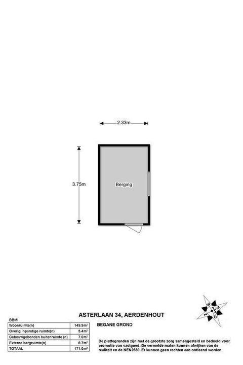 Asterlaan 34, Aerdenhout plattegrond-18