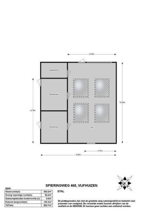 Spieringweg 468, Vijfhuizen plattegrond-35