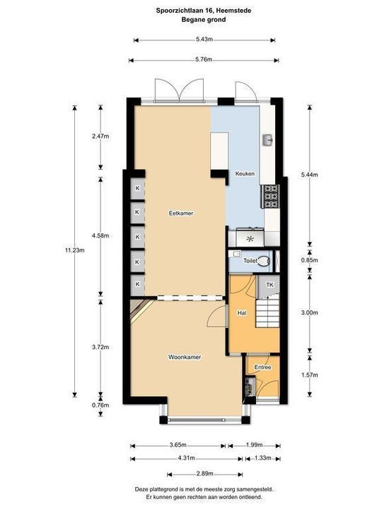 Spoorzichtlaan 16, Heemstede plattegrond-34