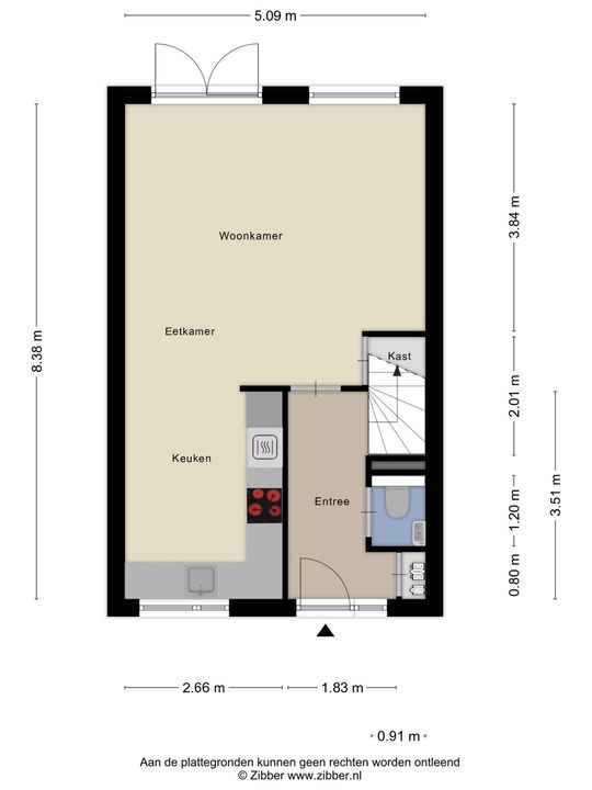 Pernisstraat 24, Zoetermeer plattegrond-39