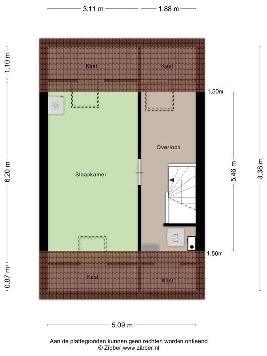Pernisstraat 24, Zoetermeer plattegrond-39