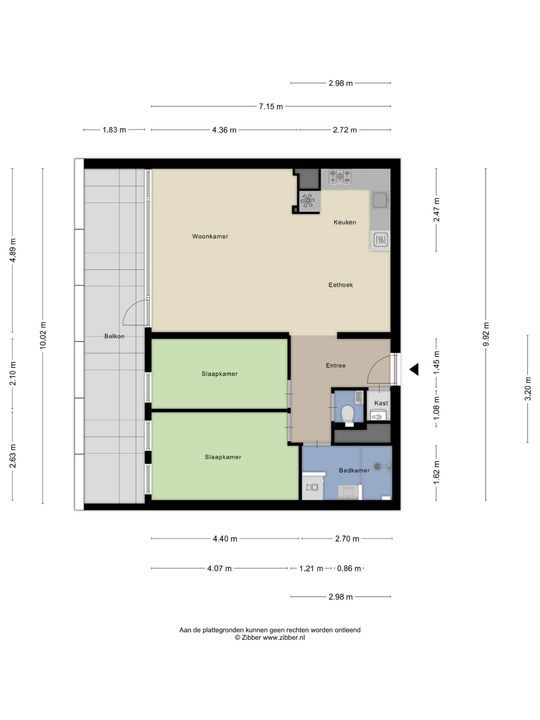 Parijsstraat 39, Zoetermeer plattegrond-38