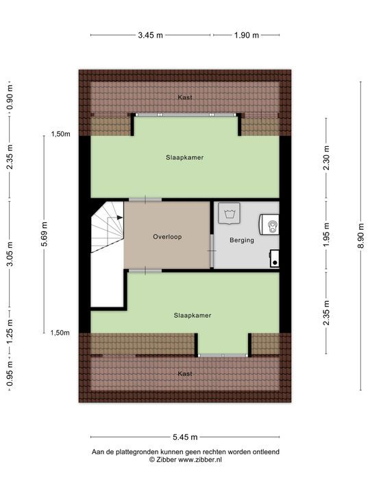 Achterzoom 16, Moerkapelle plattegrond-34