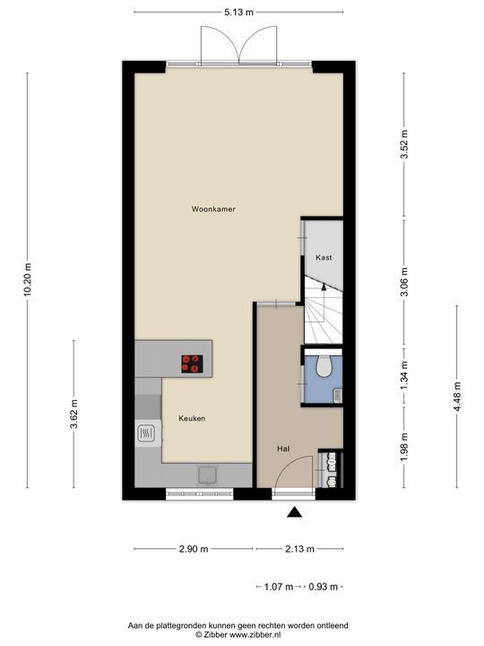 Graan voor Visch 43, Waddinxveen plattegrond-34