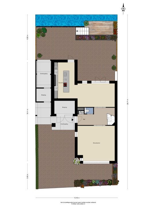 Potroede 11, Moerkapelle plattegrond-81