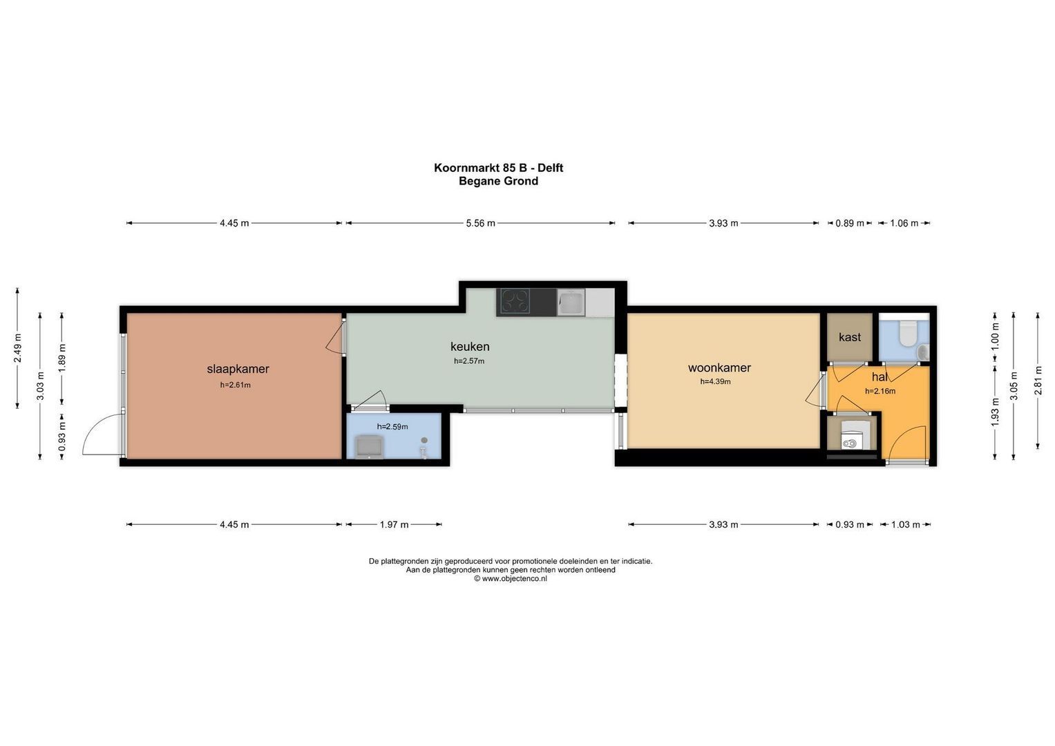 Koornmarkt 85 B, Delft foto-17 blur