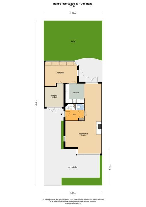 Hanso Idzerdapad 17, Den Haag plattegrond-51