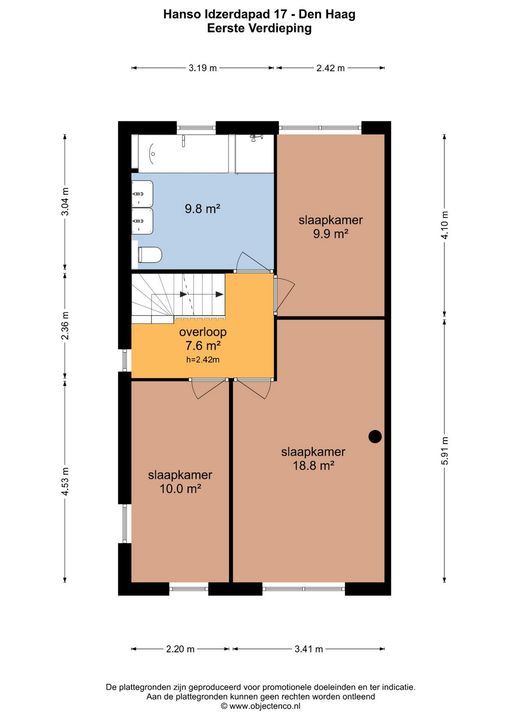 Hanso Idzerdapad 17, Den Haag plattegrond-51