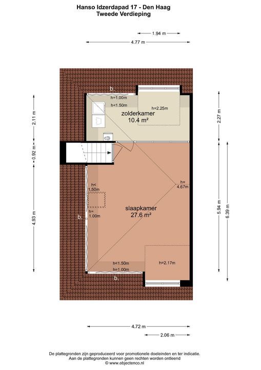 Hanso Idzerdapad 17, Den Haag plattegrond-51
